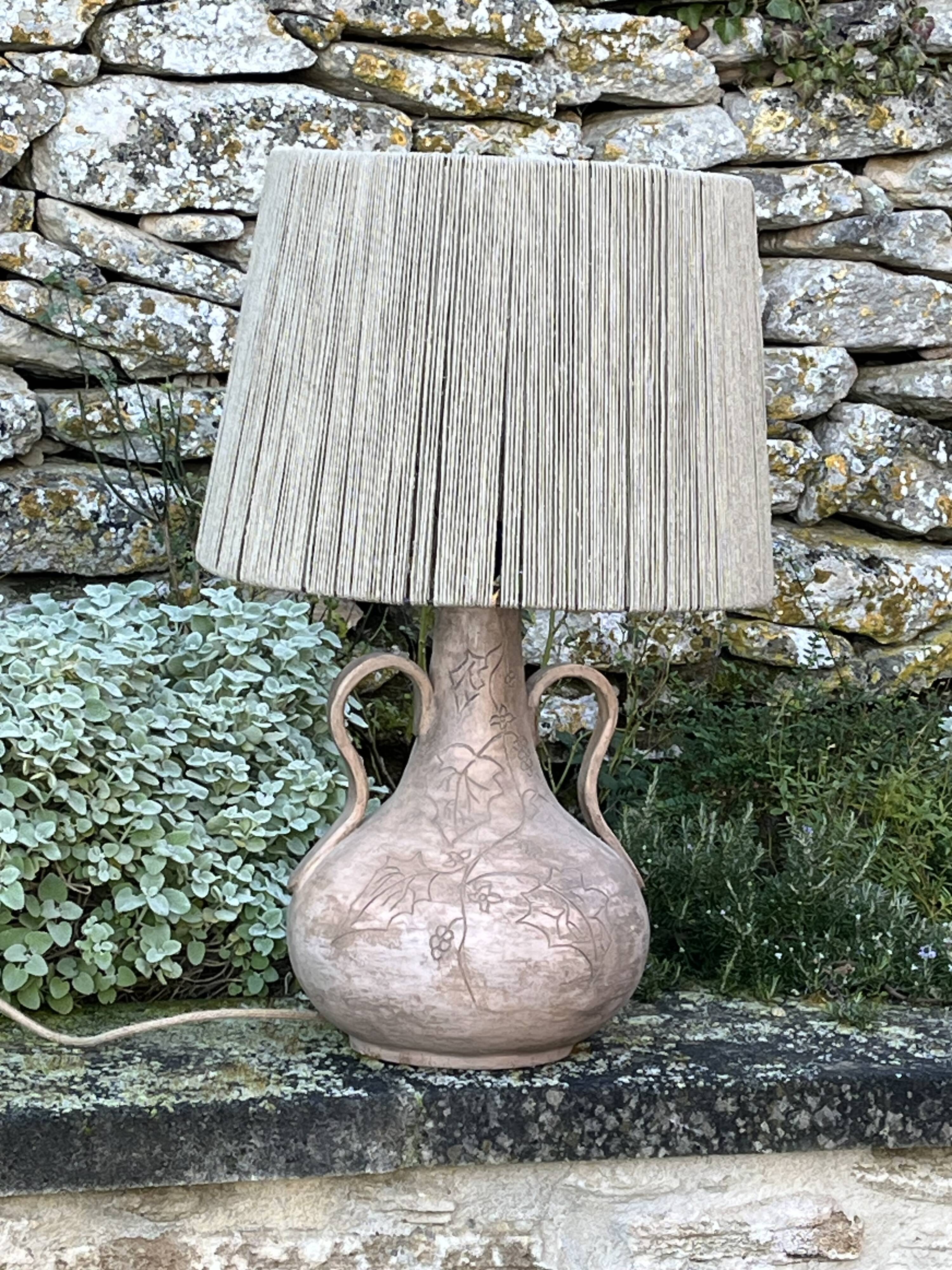 Vintage ceramic lamp