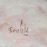 Tableau Nature Morte les Meringues Toile signée Pierre Cols