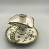 Martres-Tolosane hand candlestick, signed