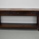 Table d'appoint rustique de style colonial néerlandais antique en teck/chêne