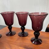 Set of 6 Biot stemmed glasses