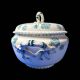 Antique Sarreguemines U&C soup tureen, geranium