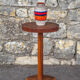 Art Deco wood pedestal table, art deco smoking table, end of sofa, art deco, 30's