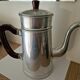 Vintage aluminium coffee pot Tournus Unis France – complete – 1950s