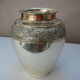 Vase in silver plate