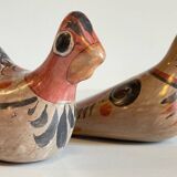 Couple BIRDS Handmade Ceramics MEXICO