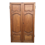 set of 2 elm doors