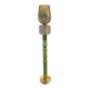 Contemporary Green Murano Glass Floor Lamp