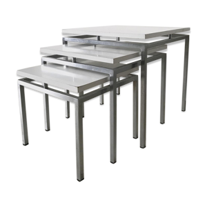 tables gigognes blanches