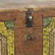 Antique Folk Art Painted bridal chest