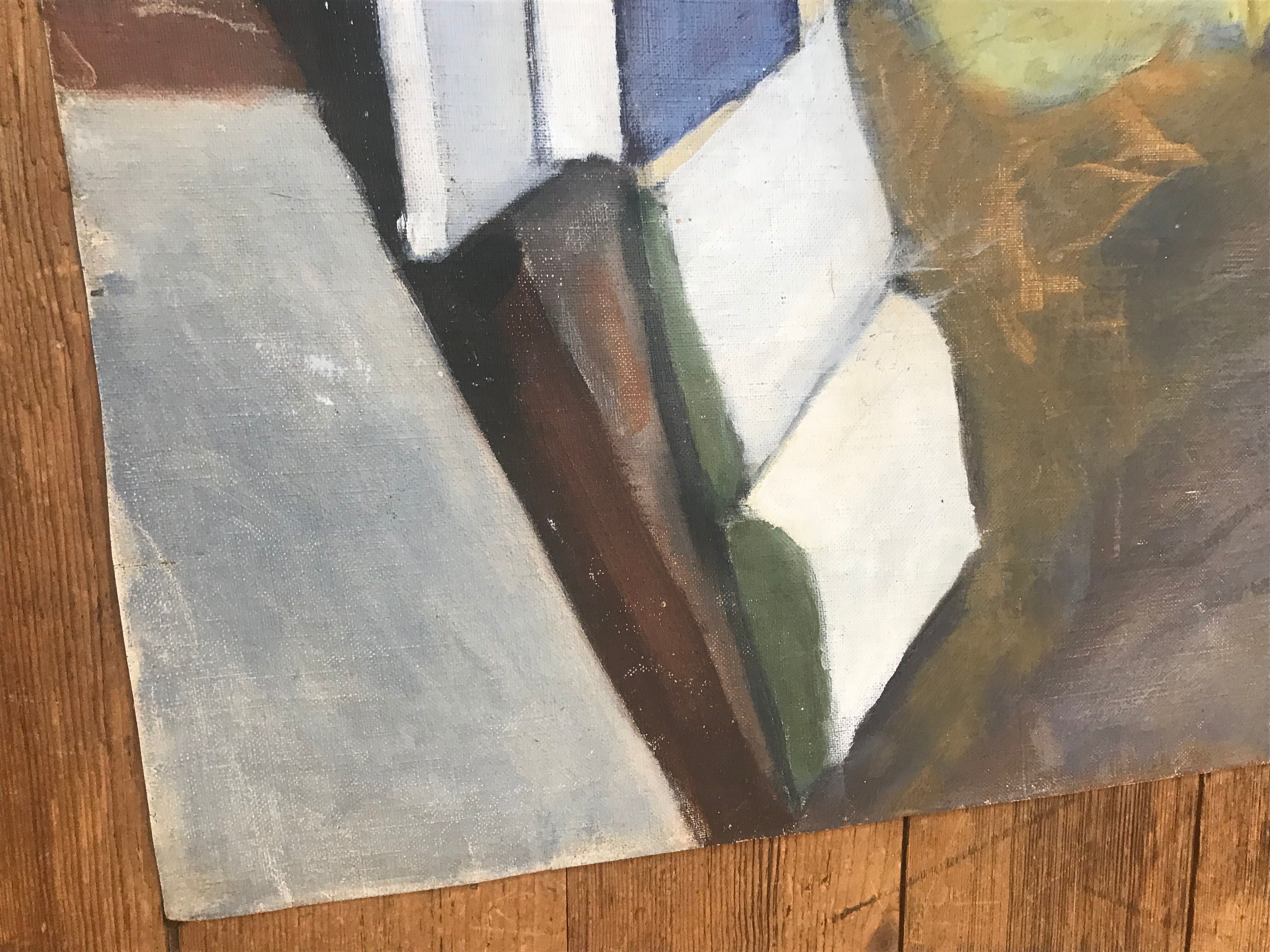 Peinture huile nature morte