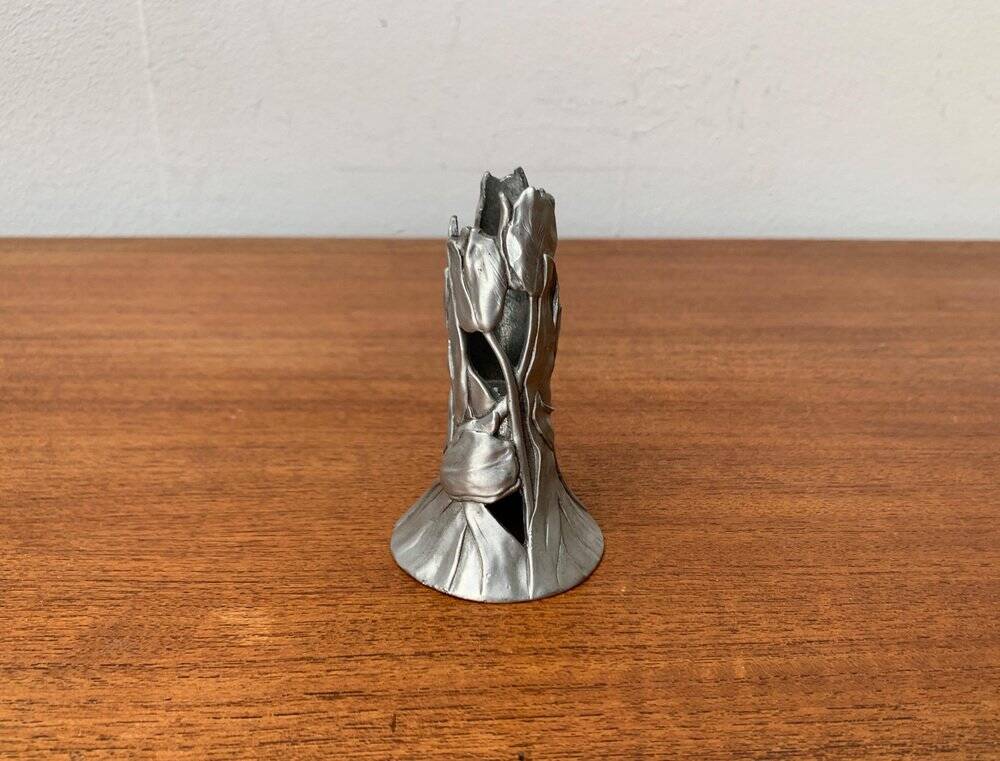 Vintage Ornamental Candle Holder by Seagull Pewter, Canada, 1990s