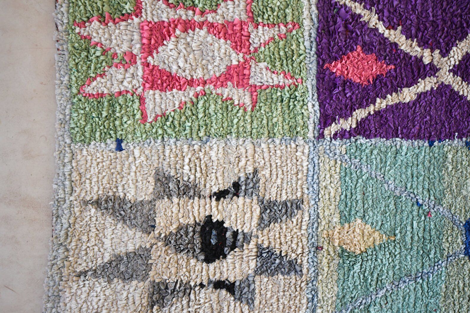 Carpet boucherouite 118x228cm