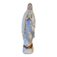 Religious statuette of the Virgin Mary in bisque porcelain