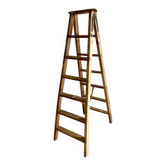 Ancien escabeau de peintre en bois