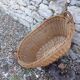 Handmade wicker laundry basket