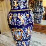 Vase ancien en faïence Gien