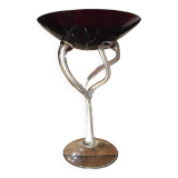 Stretched glass bowl "Alicja" Poland 70s