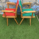 Armchairs vintage bridge