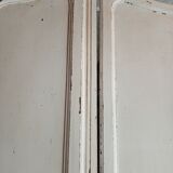 Pair old weathered doors height 154 cm