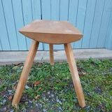 Antique wooden tripod stool