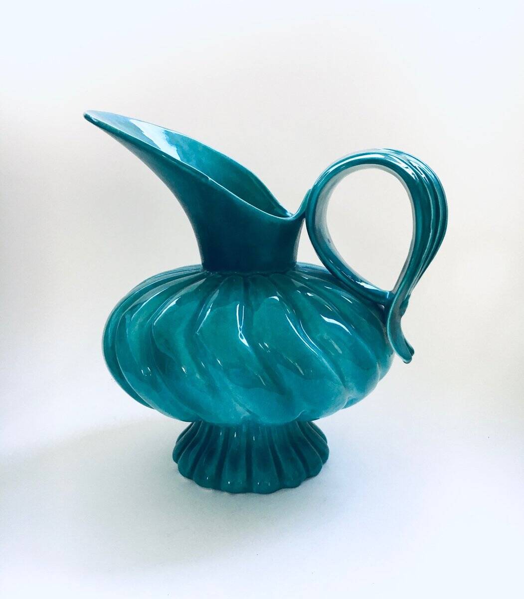 Mid-century Modern Studio Art Pottery Duck Spout Decanter by Alexandre, 1950s