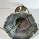Candle holder pique candle candle old 19 century bronze silver mounted foot lamp