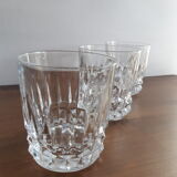 Set of 6 crystal whisky glasses