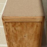 Art Deco 3-drawer wooden chest of drawers - Completely restored and refurbished -