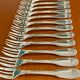 Christofle France, 12 dessert cake forks 1970/1980 in new condition.