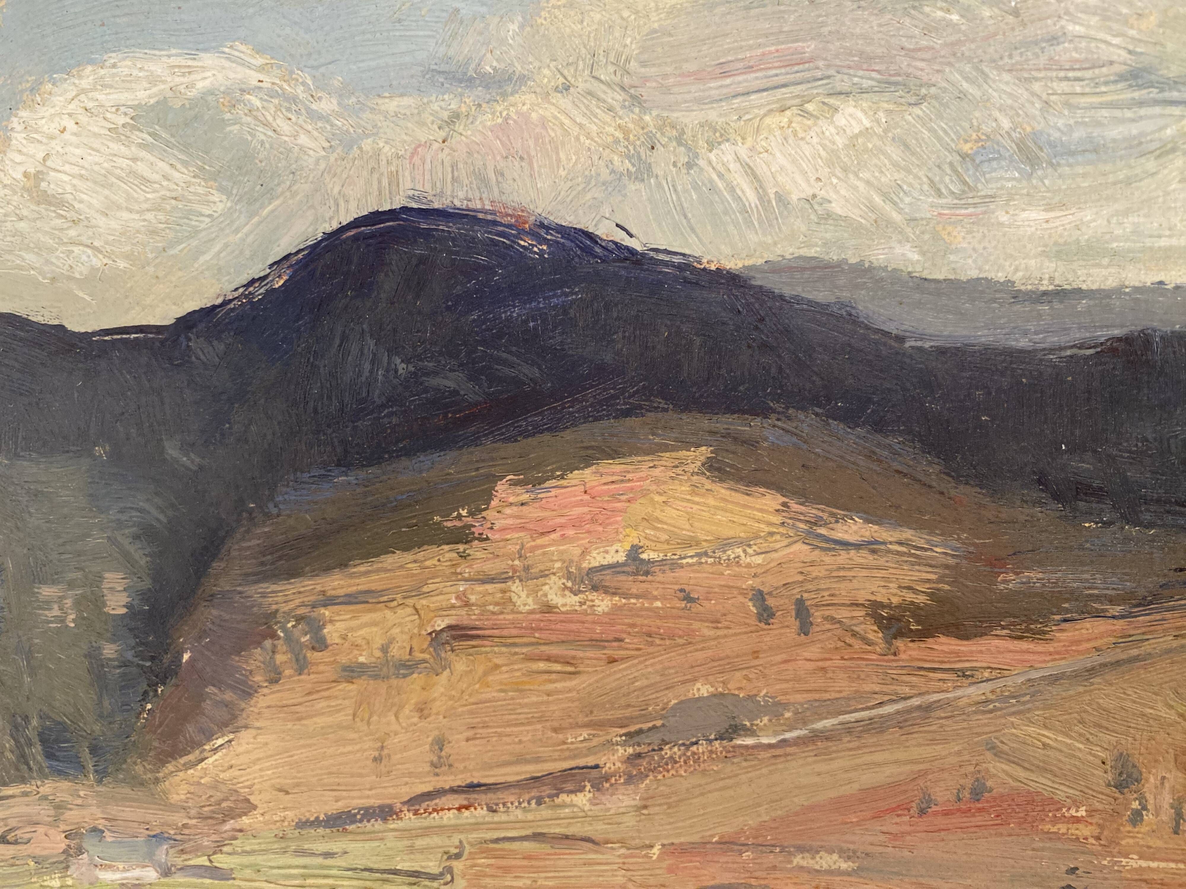 Landscape painting, oil painting 1947