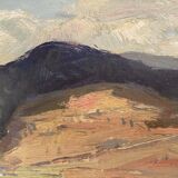 Landscape painting, oil painting 1947