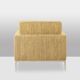 Florence Knoll, pour Knoll. Canapé et paire de fauteuils. Années 1960-70.