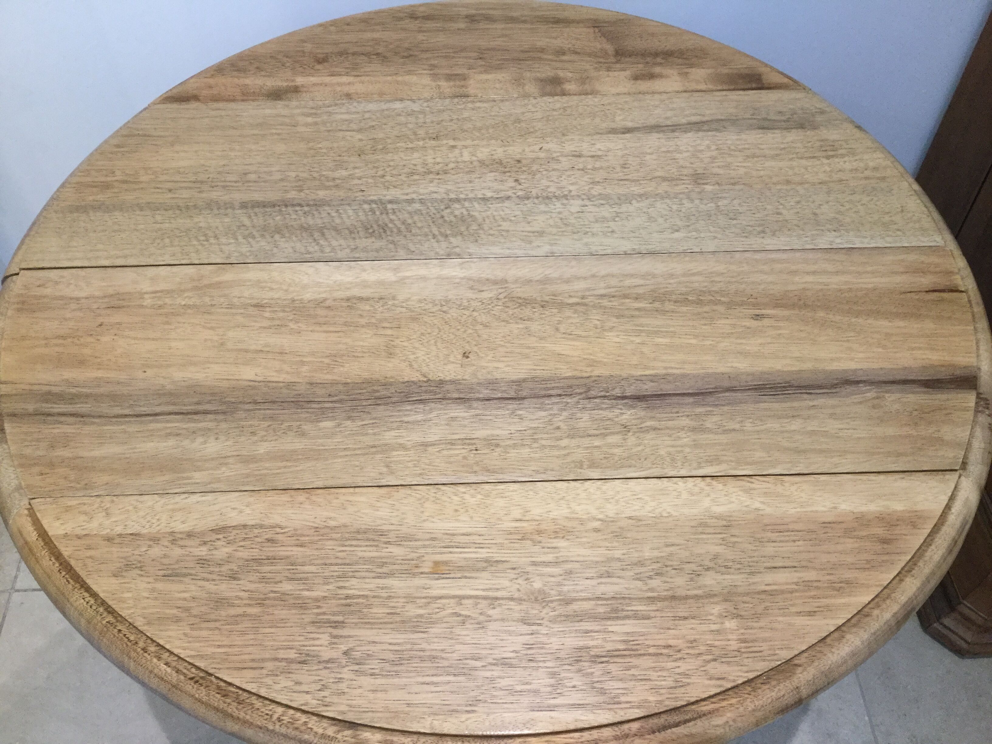 Round table wood diameter 81 cm
