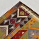 5x8 Soft Colors Persian Kilim Rug, Oushak Area Rug, 157x255Cm
