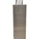 Vintage 2000s Quasar Holland Floor Lamp - Sculptural Stainless Steel