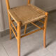Vintage blond wood chair