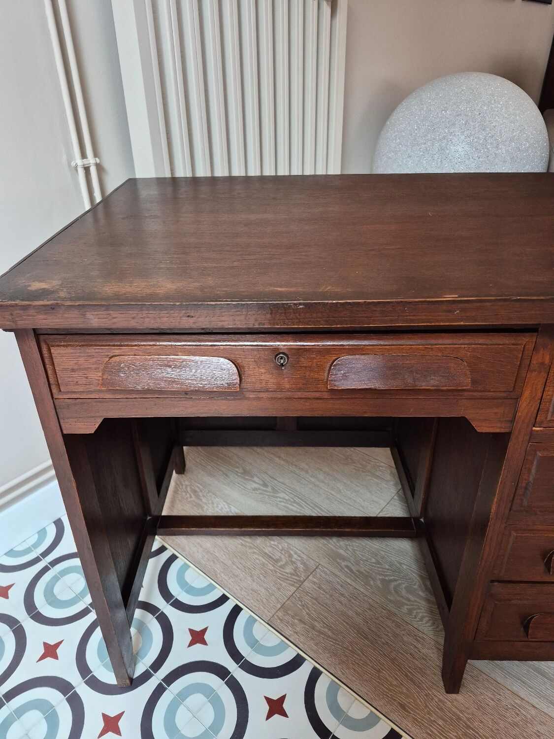Small vintage wooden desk