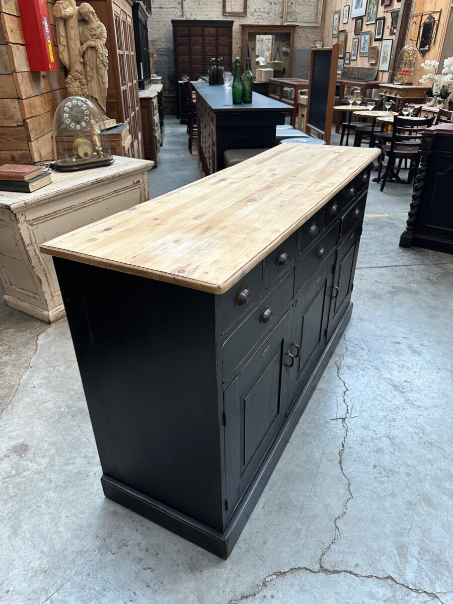 Workshop furniture from the early 20th century.