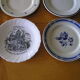 Set of 12 different dessert plates