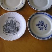 Set of 12 different dessert plates