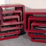 Coffee table chair Henri Massonnet 1982