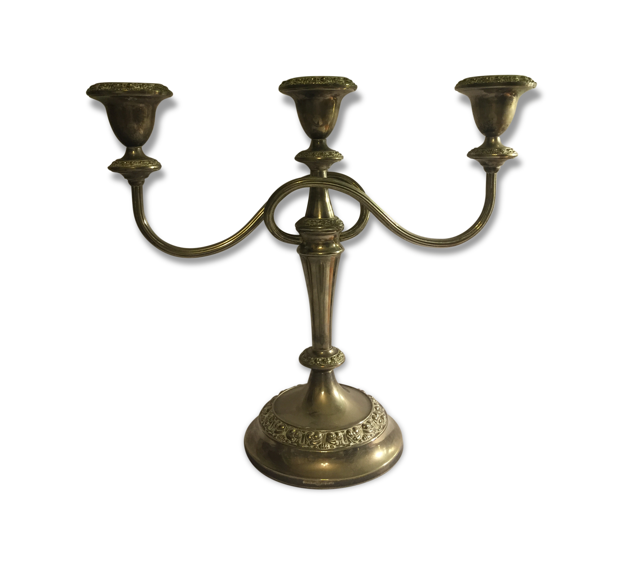 Lot de 2 chandeliers trois branches