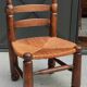 Old small straw chair