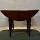 National walnut slatted table, Italy, late 19th century
