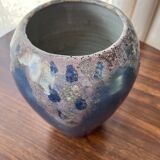 Blue vase with inclusion