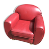 Sufren red leather club chair