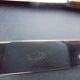 12 table knives vintage handle wood (rosewood) stainless steel blades