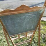 Tableau ancien avec boulier en bois, années 1950