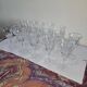 Baccarat Harcourt antique – Service of 17 crystal glasses – Very good condition